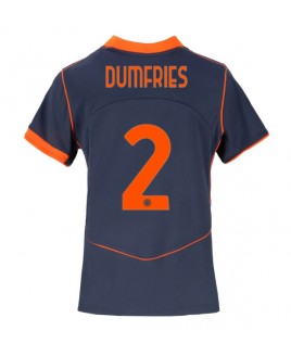 Günstige Inter Milan Denzel Dumfries #2 3rd trikot Damen 2025-26 Kurzarm